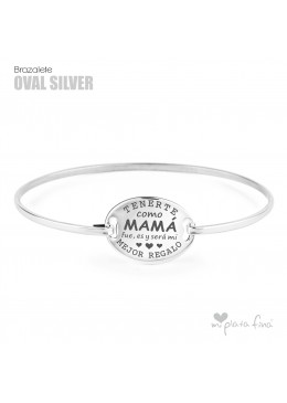 Pulsera OVALADA Silver