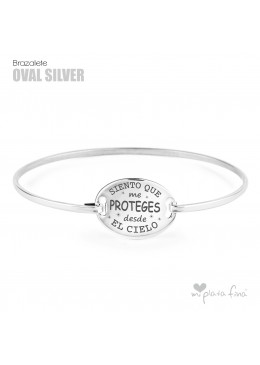 Pulsera OVALADA Silver