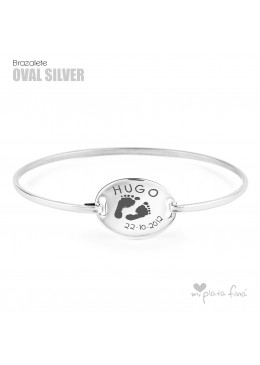 Pulsera OVALADA Silver