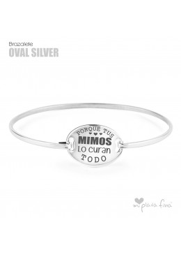 Pulsera OVALADA Silver