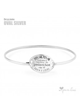 Pulsera OVALADA Silver