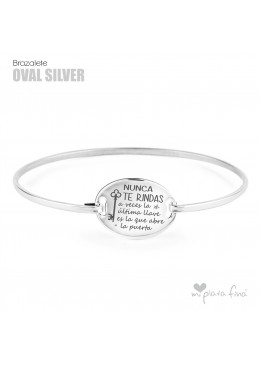 Pulsera OVALADA Silver