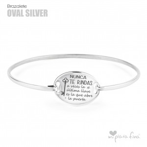 Pulsera OVALADA Silver