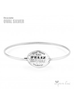 Pulsera OVALADA Silver