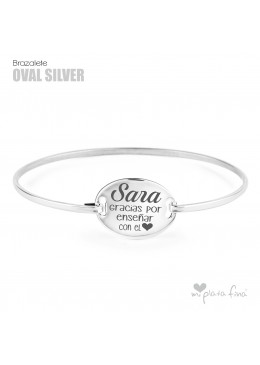 Pulsera OVALADA Silver