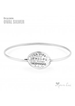 Pulsera OVALADA Silver