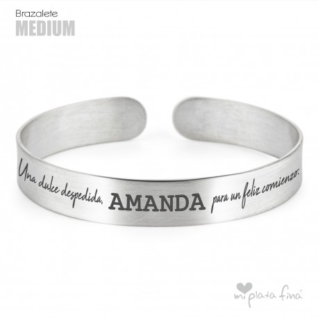 ESCLAVA BRAZALETE DEDICATORIA JUBILACIÓN