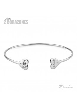 Pulsera "DOS CORAZONES"