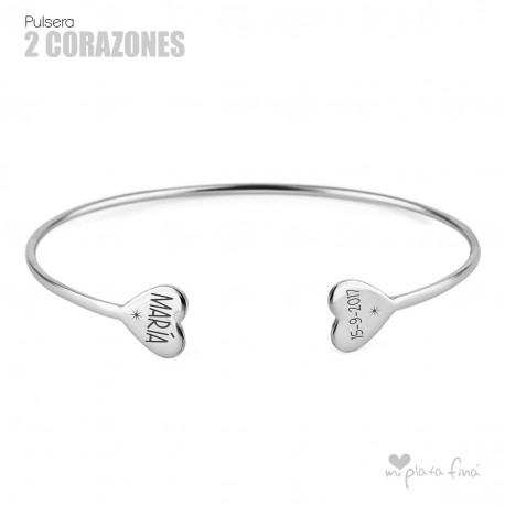 Pulsera "DOS CORAZONES"