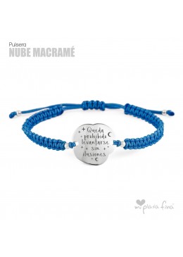 "NUBE" macramé