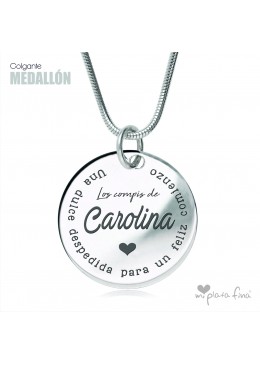 COLGANTE MEDALLÓN PERSONALIZADO JUBILACIÓN
