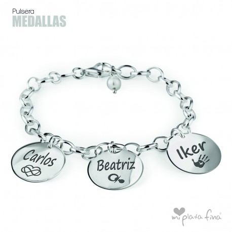 PULSERA MEDALLAS