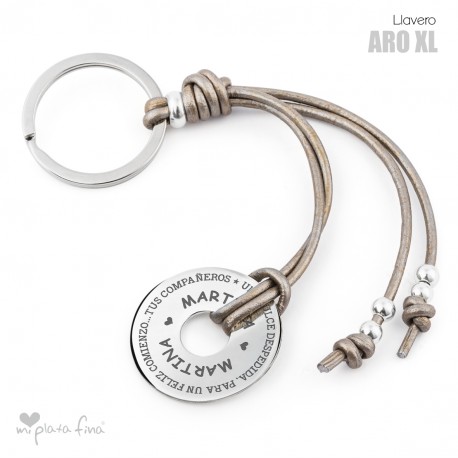 LLAVERO ARO XL REGALO JUBILACIÓN
