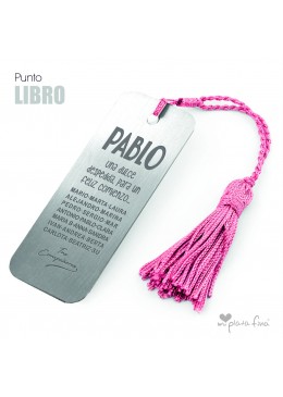 PUNTO LIBRO REGALO COMPARTIDO NOMBRES GRABADOS
