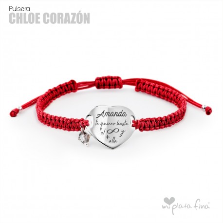 PULSERA MACRAME CHLOE REGALO ROMÁNTICO