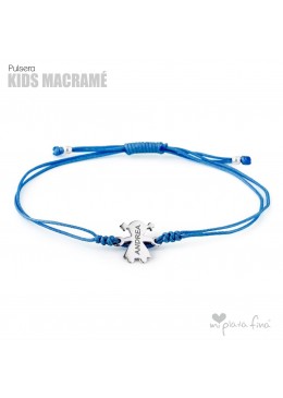 PULSERA MACRAME CON FIGURITAS GRABADAS