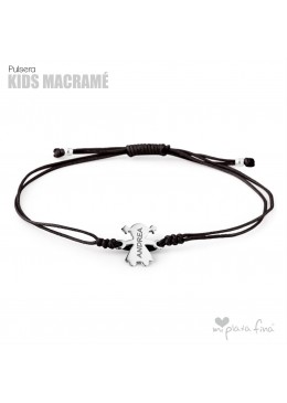 PULSERA MACRAME FIGURITAS  NIÑOS NIÑAS REGALO PARA MAMÁ