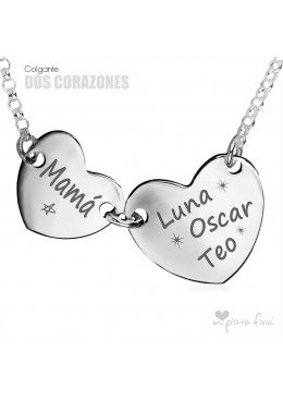 Colgante DOS CORAZONES