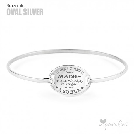 Pulsera OVALADA Silver