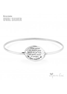 Pulsera OVALADA Silver