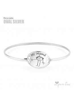 Pulsera OVALADA Silver