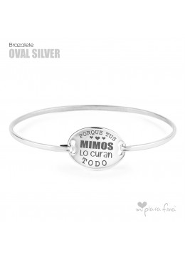 Pulsera OVALADA Silver