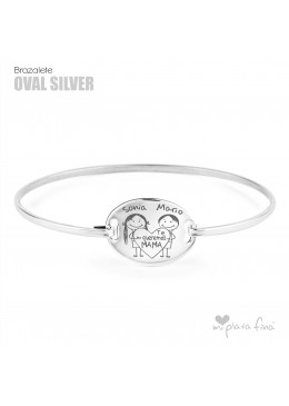 Pulsera OVALADA Silver