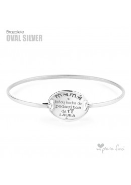 Pulsera OVALADA Silver