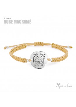 "NUBE" macramé