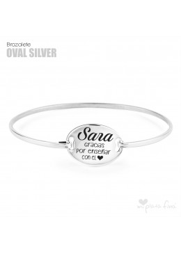 Pulsera OVALADA Silver