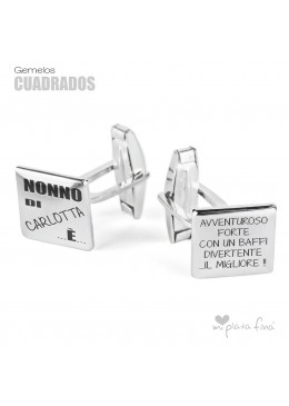 Gemelli in Argento Gioiello originale per Nonno