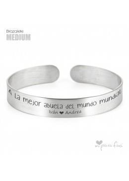 Esclava de Plata diseño exclusivo para la Abuela
