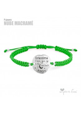 Silver bracelet design for Grandma