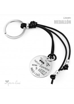 Llavero Medalla diseño personalizado Abuelos