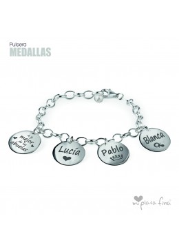 PULSERA MEDALLAS