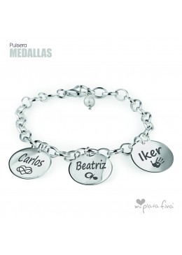 PULSERA MEDALLAS