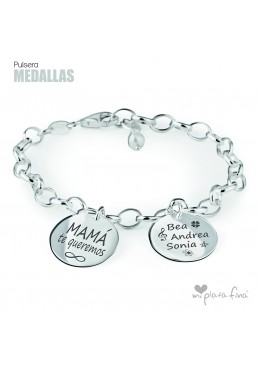 PULSERA MEDALLAS