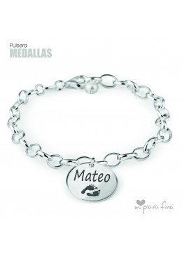 PULSERA MEDALLAS