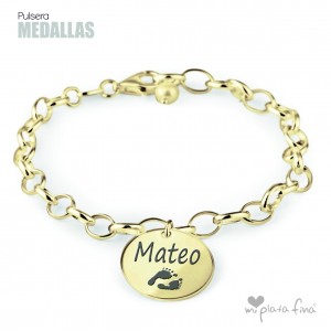 Bracelet Silver Medallas