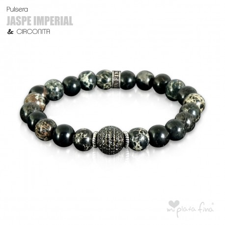 Pulsera JASPE IMPERIAL & CIRCONITA