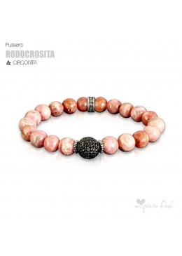 Pulsera RODOCROSITA & CIRCONITA