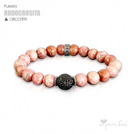 Pulsera RODOCROSITA & CIRCONITA