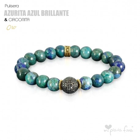 AZURITA BRILLANTE & CIRCONITA ORO
