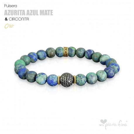 AZURITA MATE & CIRCONITA ORO