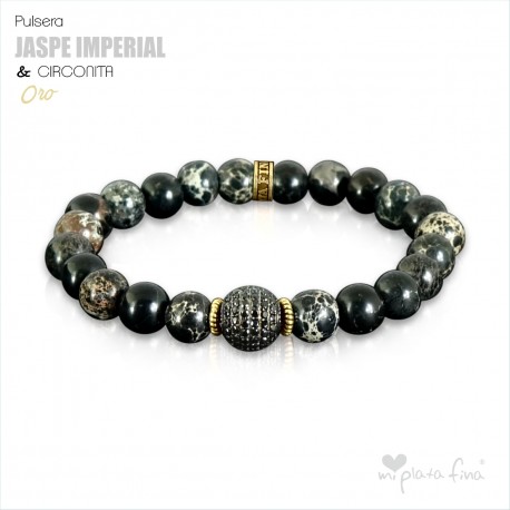 JASPE IMPERIAL & CIRCONITA ORO