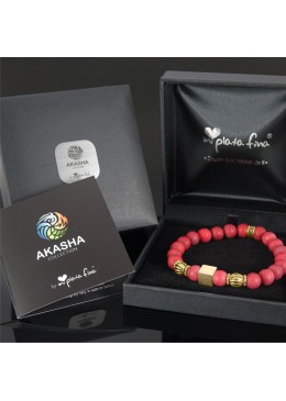 HOWLITA ROJA MATE Royal Cube ORO