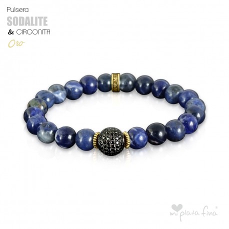 SODALITE & CIRCONITA ORO