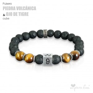 VOLCANIC GEMSTONE vs TIGER'S EYE Cube