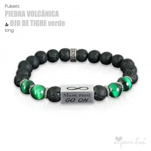 VOLCANIC GEMSTONE vs TIGER'S EYE GREEN Long