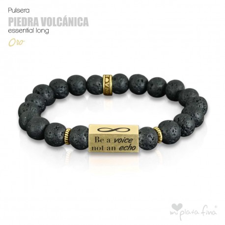 PIEDRA VOLCÁNICA Essential Long ORO